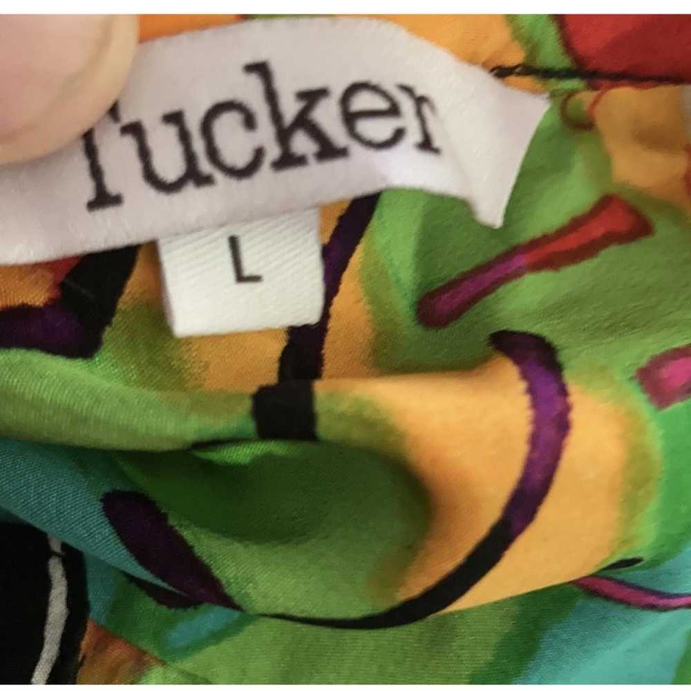 Tucker Silk mid-length dress - image 5