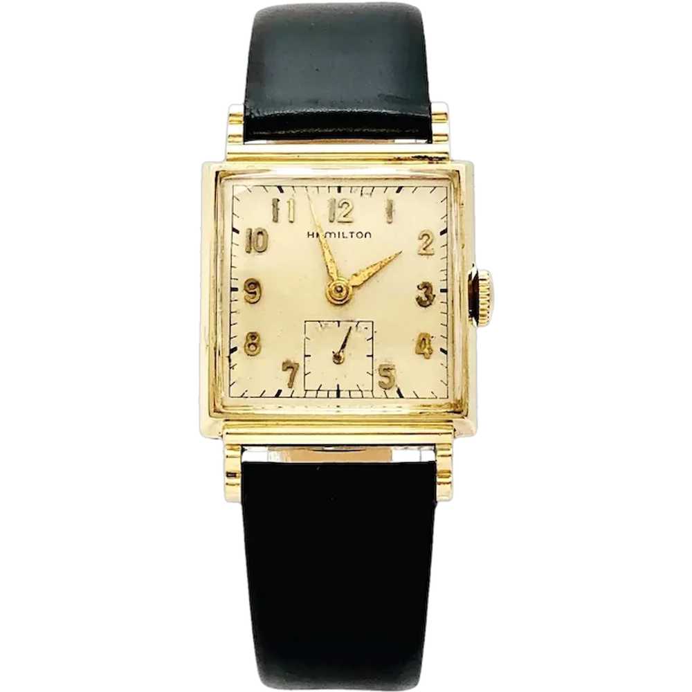 1952 Hamilton Glenn 14K Gold Retro Modern  Vintag… - image 1