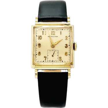 1952 Hamilton Glenn 14K Gold Retro Modern  Vintag… - image 1