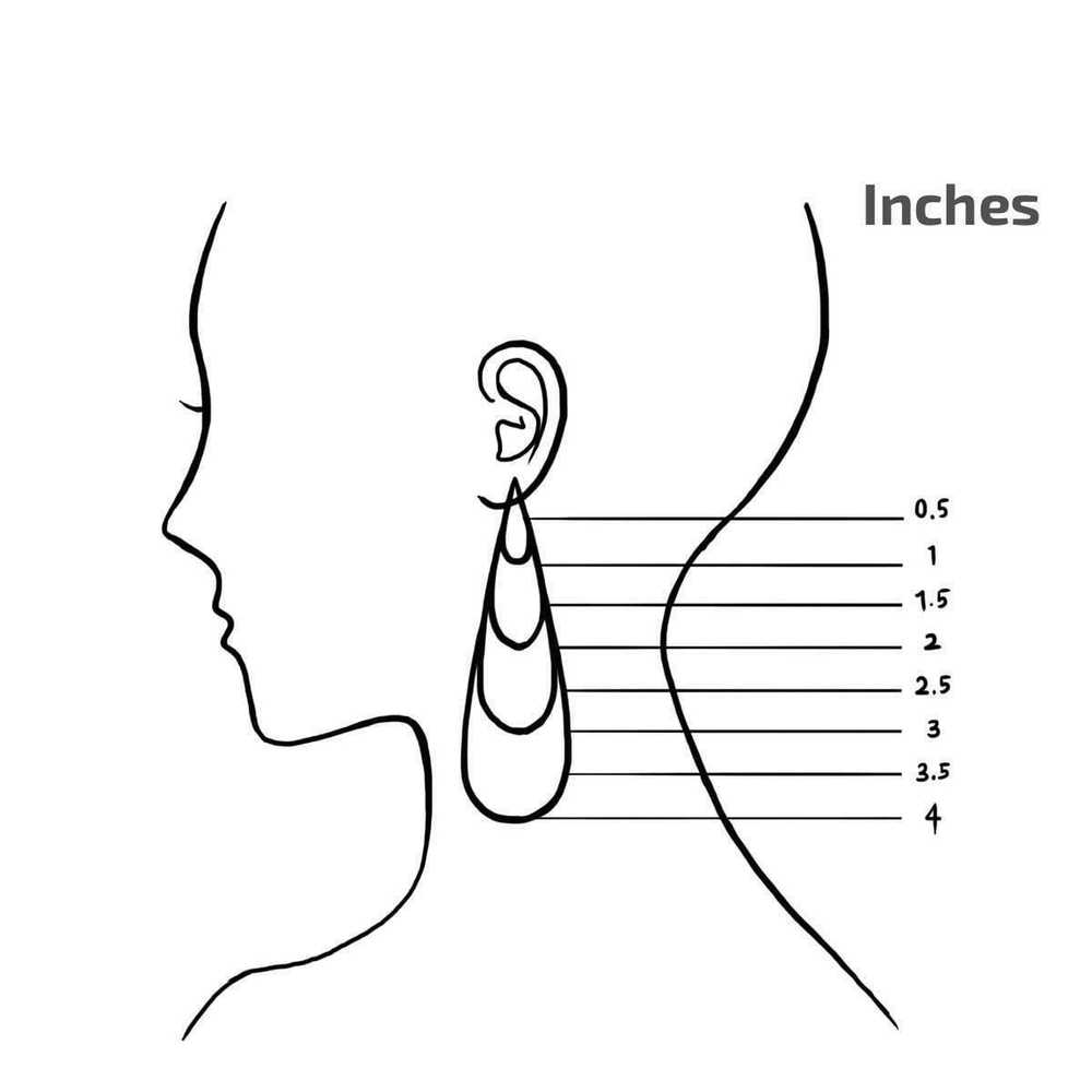 Post-Modern Geometric Long Drop Earrings - image 12