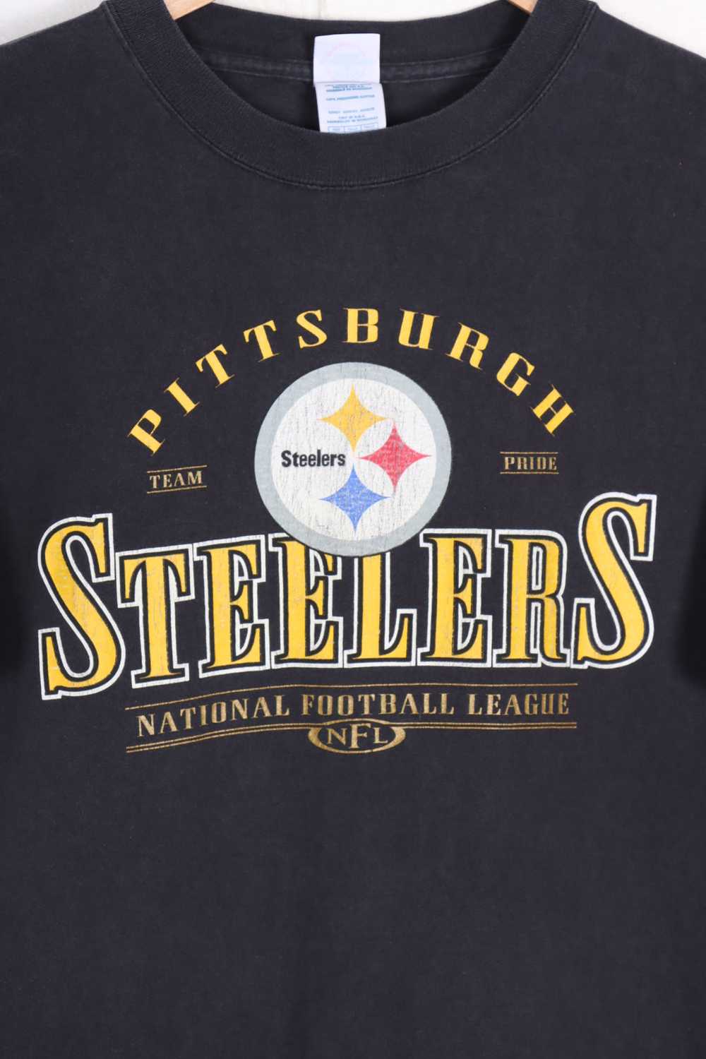 NFL Pittsburgh Steelers Football Spell Out Tee (M) - image 2