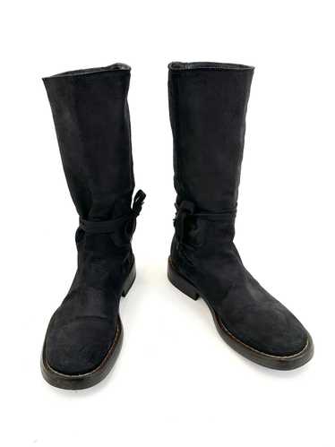 Ann Demeulemeester Suede Mid-Calf Boots