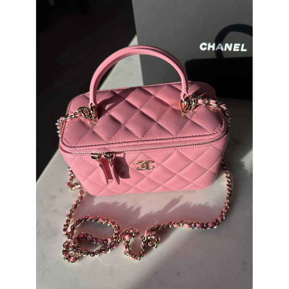 Chanel Vanity leather handbag - image 2