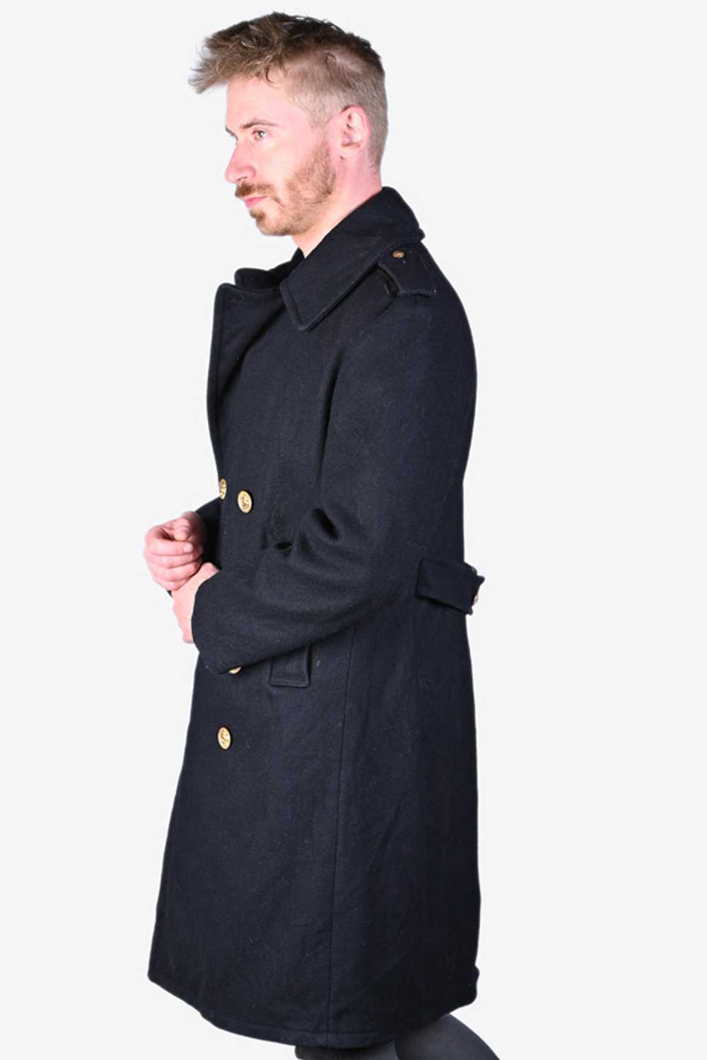 Vintage 1970’s Fox Knapp Wool Overcoat | Size S - image 3