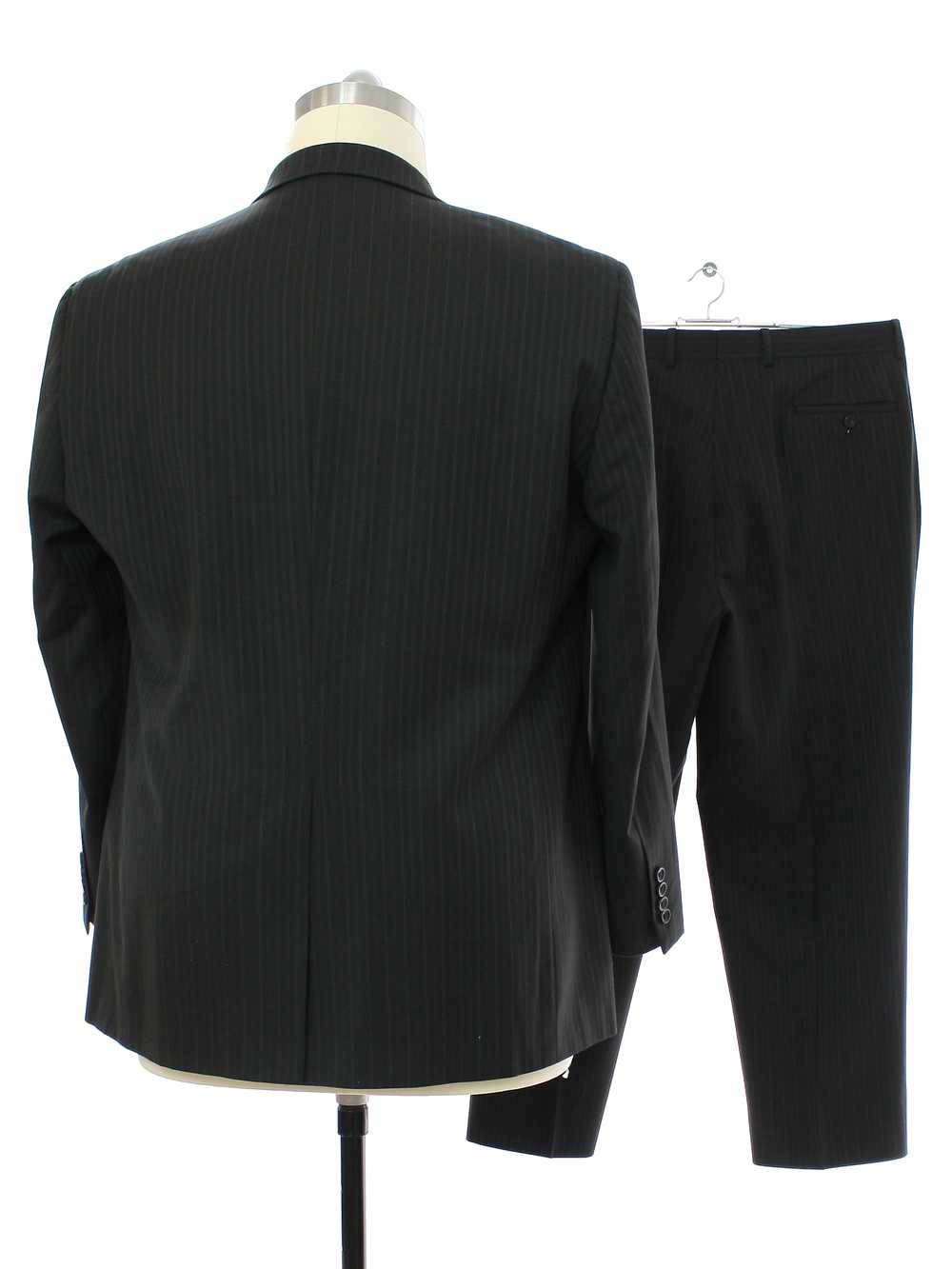 1990's Joseph and Feiss Mens Pinstriped Wool Suit - image 3