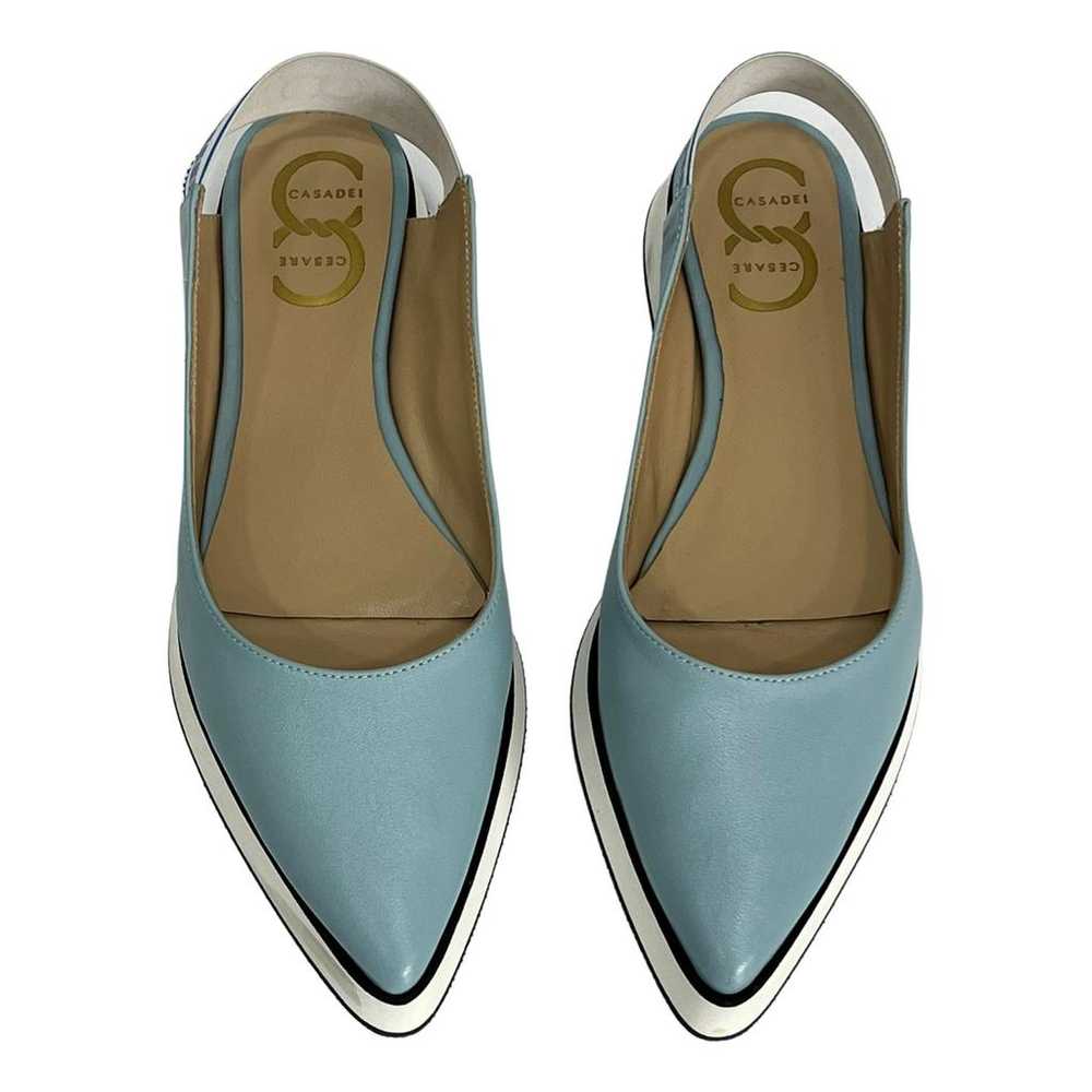 Casadei Leather ballet flats - image 1
