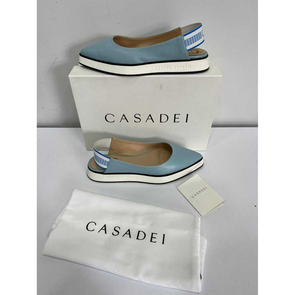 Casadei Leather ballet flats - image 2