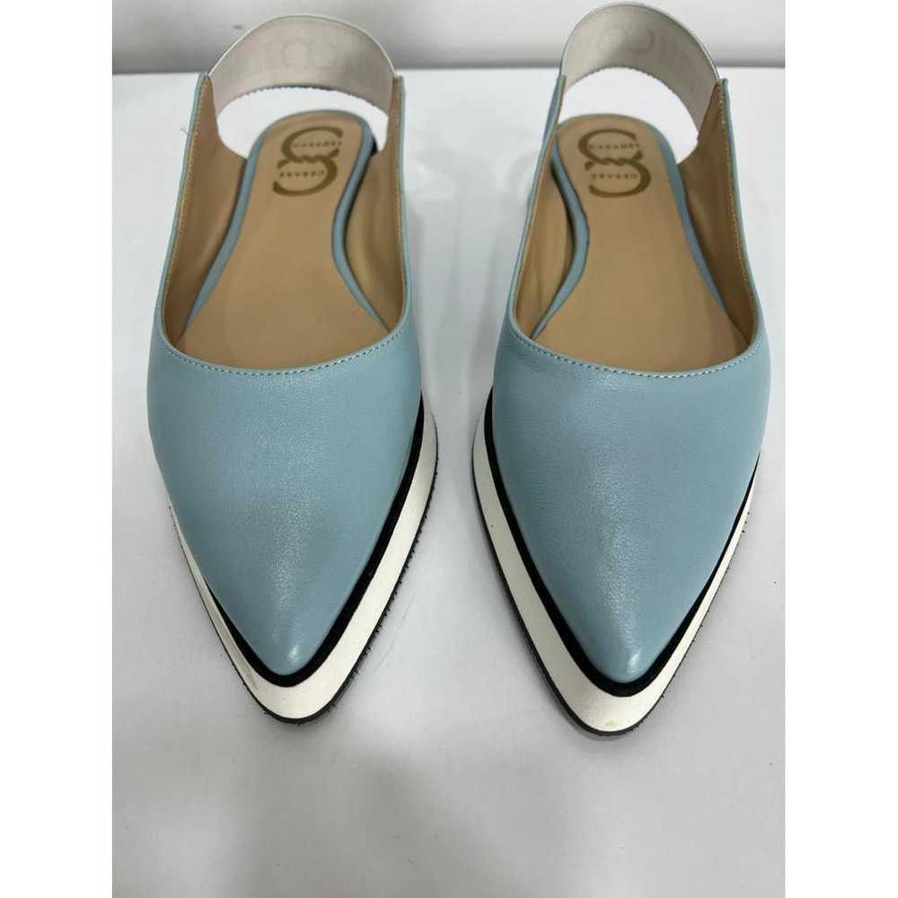 Casadei Leather ballet flats - image 3