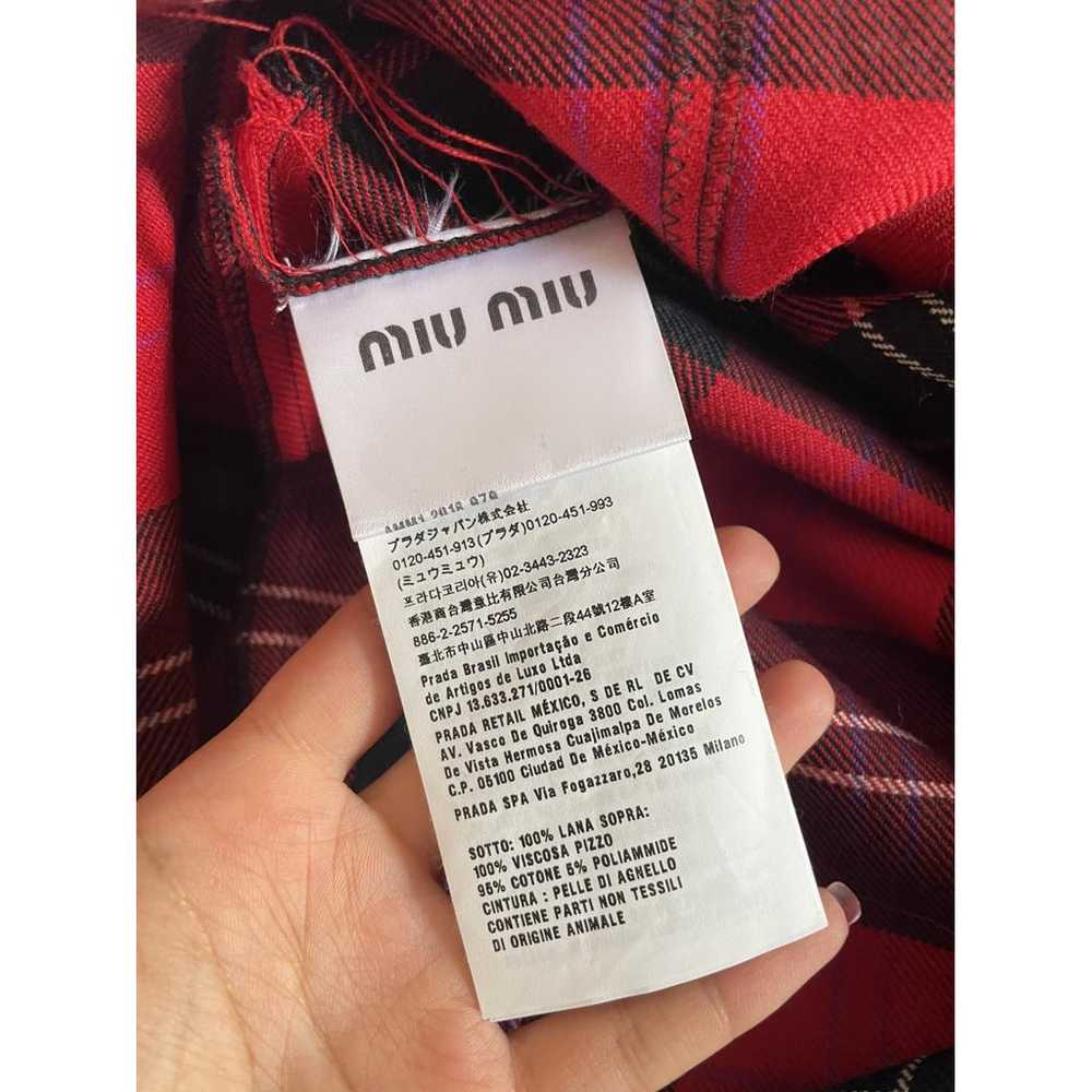 Miu Miu Wool mid-length dress - image 4