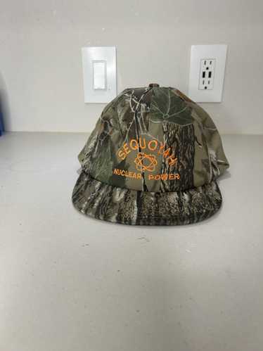 Vintage Green Camo "Sequoyah Nuclear Power" Hat