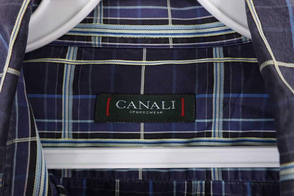 Canali × Vintage Canali Sportswear Collared Long … - image 5