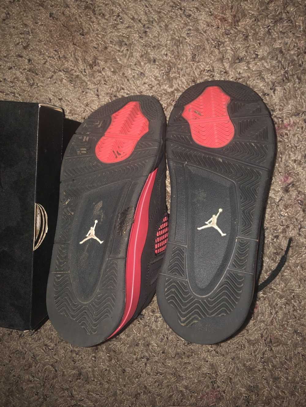 Nike Red thunder Jordan 4s - image 2