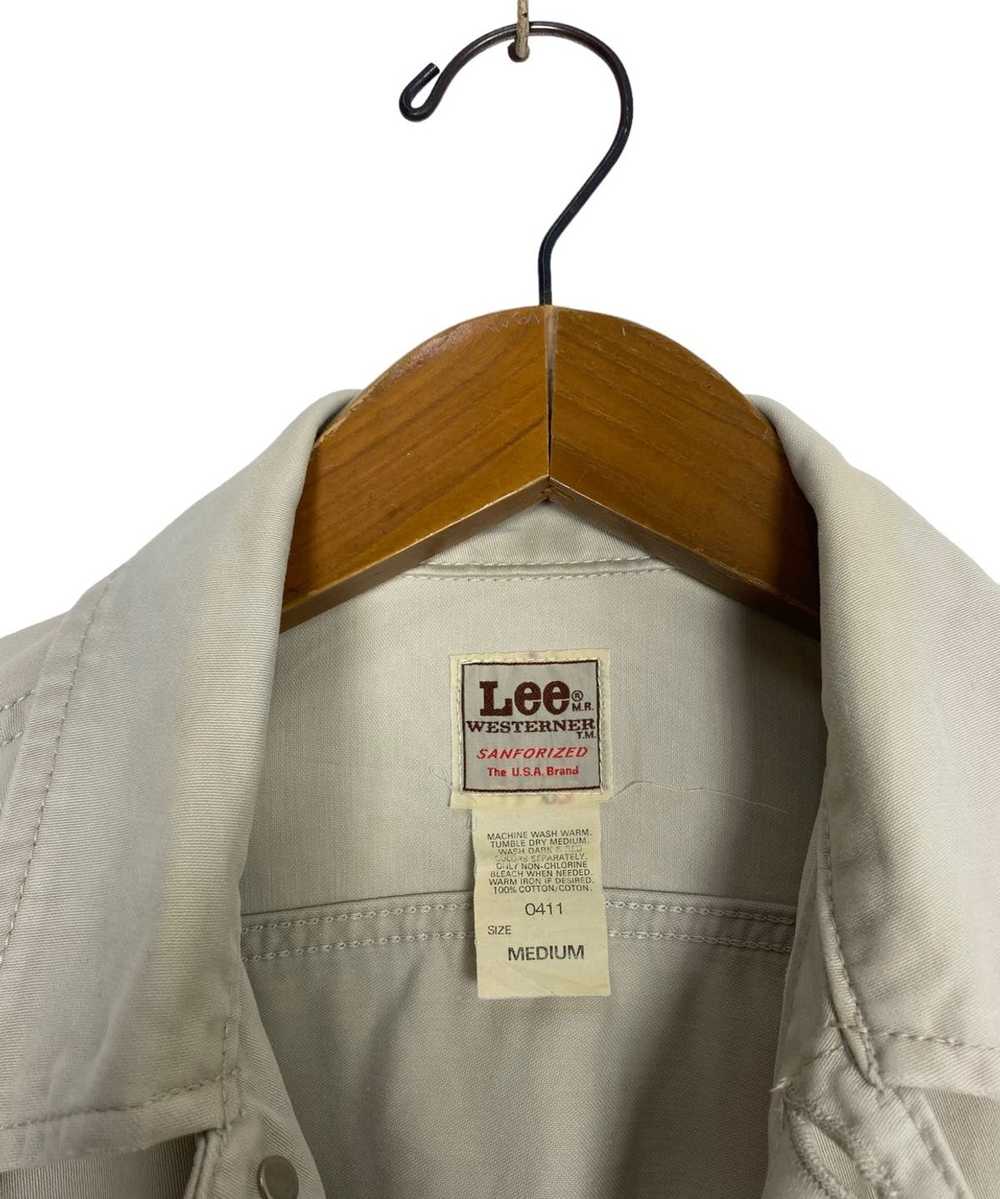 Lee Rare‼️Lee Sanforized Trucker Jacket Made in J… - image 5