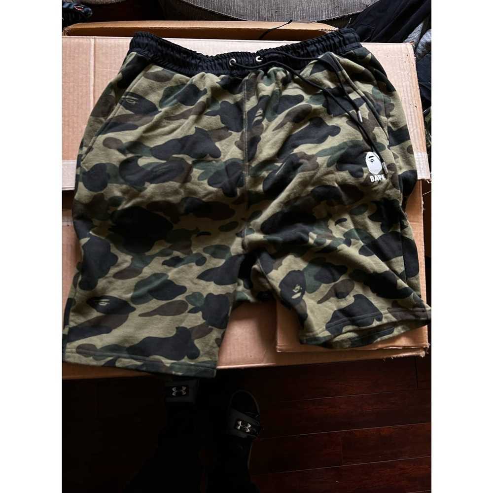 Bape 1st Camo Sweat Shorts L - image 1