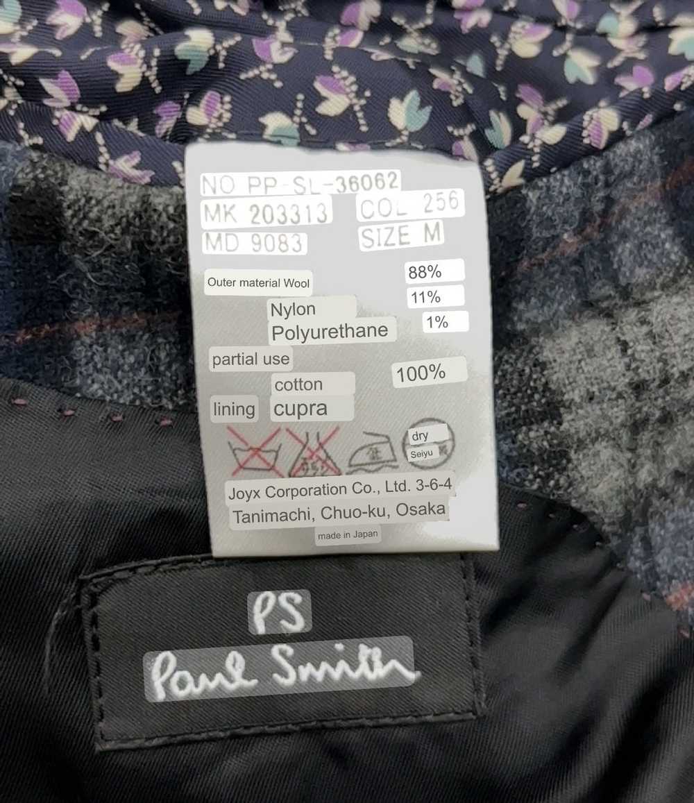 Paul Smith × Streetwear Paul Smith Wool Blend Che… - image 12