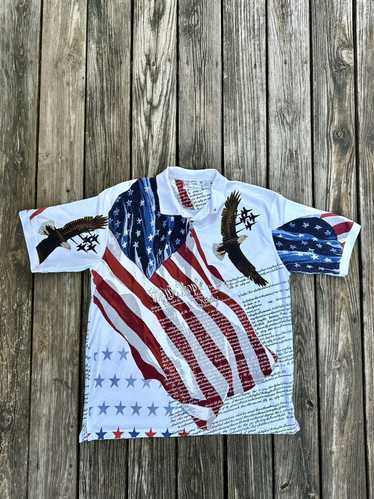 Streetwear United States Constitution Polo Shirt