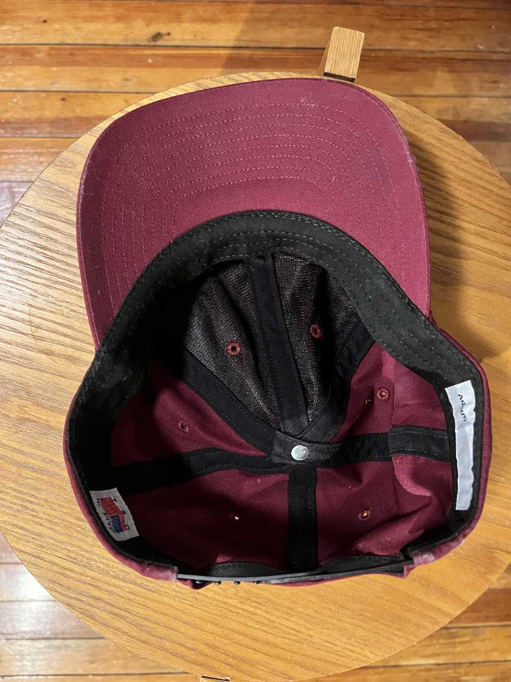 Adsum Adsum Blank Snapback Hat - Burgundy - image 2