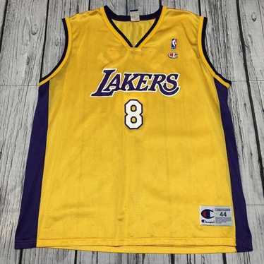 Vintage 90s Champion Lakers #8 Kobe Bryant Rookie Jersey Purple 52 XXL 2XL  RARE