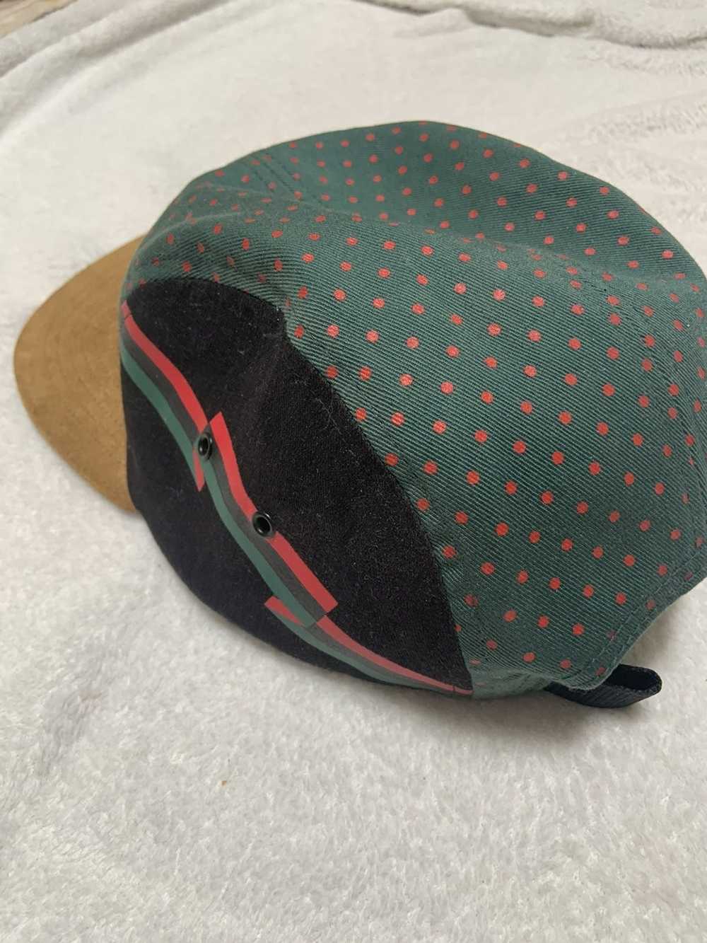 Bodega Bodega Circles Green and Black 5 panel cap - image 2