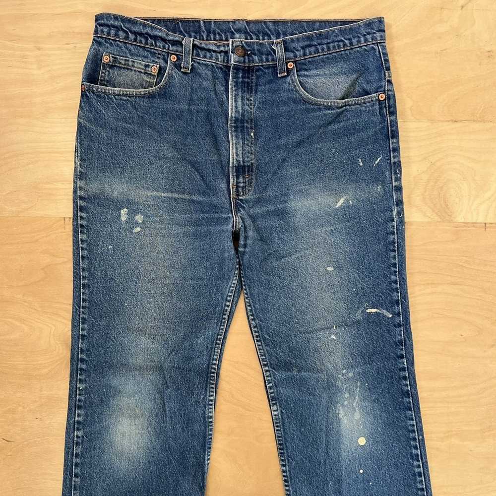 Levi's × Vintage Vintage Levis 517 Jeans 37 Blue … - image 2