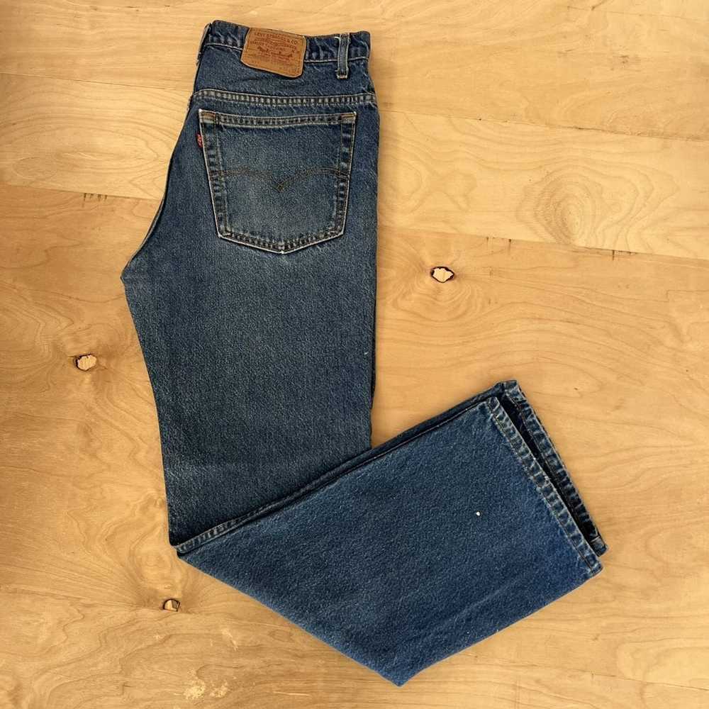 Levi's × Vintage Vintage Levis 517 Jeans 37 Blue … - image 9