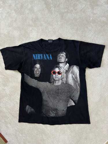 Nirvana × Vintage Vintage Nirvana Print Black Sing