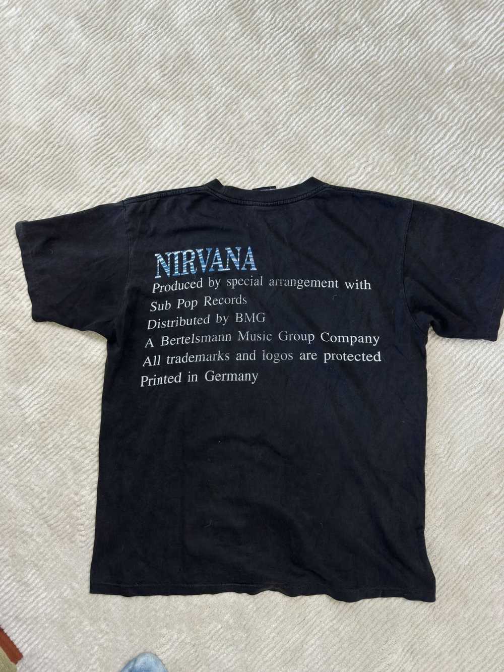 Nirvana × Vintage Vintage Nirvana Print Black Sin… - image 4