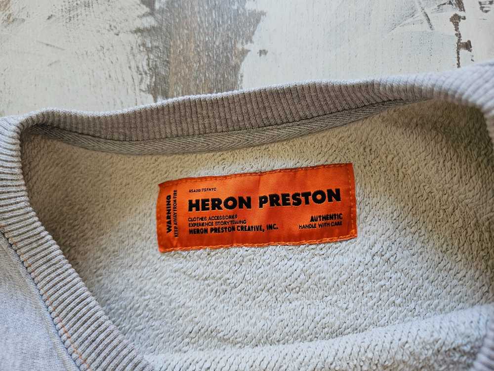 Heron Preston F/W18 Nasa Grey Crewneck - image 3