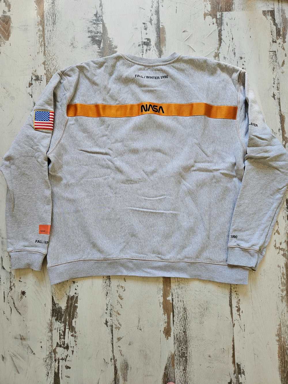 Heron Preston F/W18 Nasa Grey Crewneck - image 5