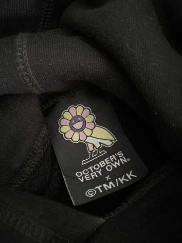 Takashi Murakami X OVO Surplus Flower Owl Hoodie Military Green for Women