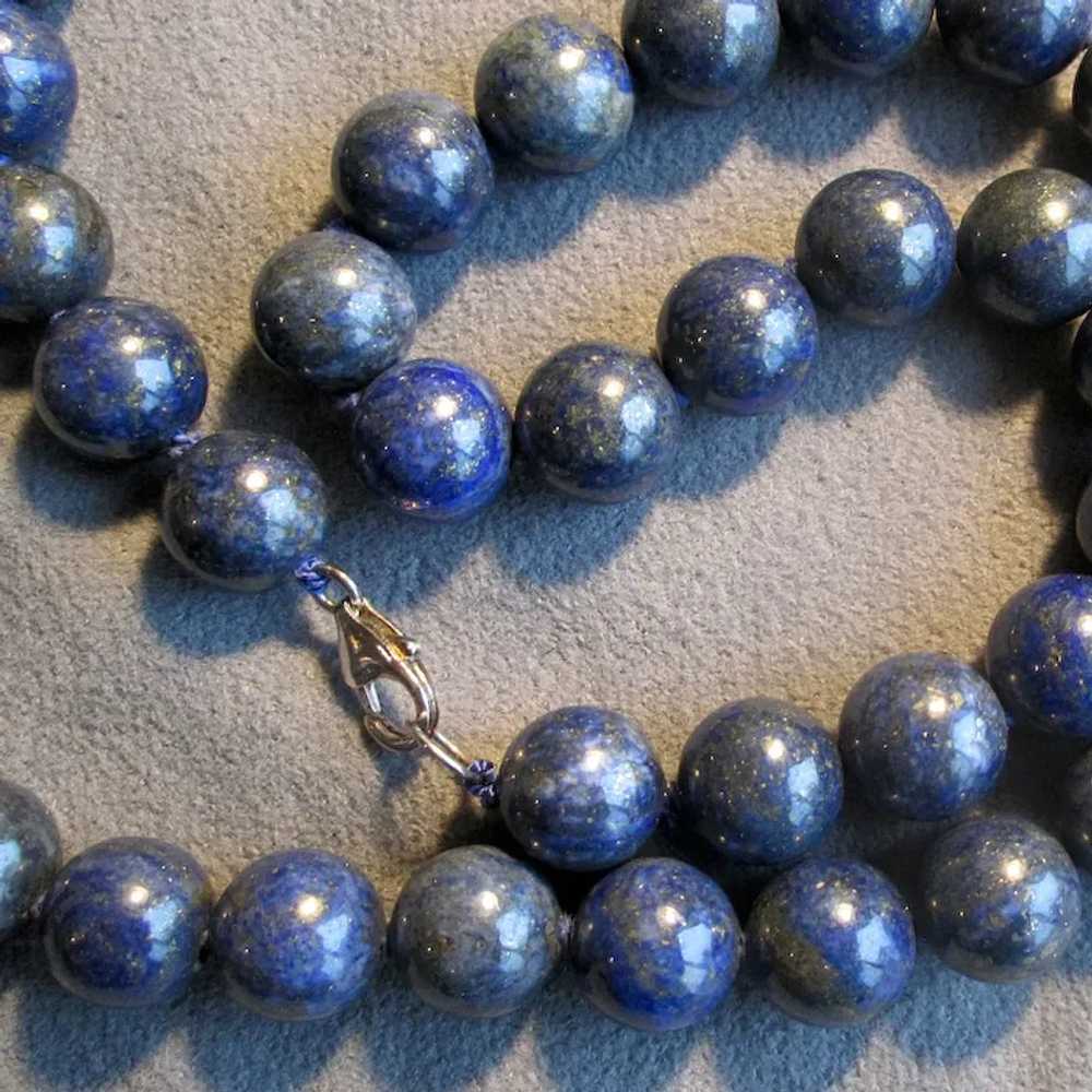 26" Strand of Lapis Lazuli Beads - image 3