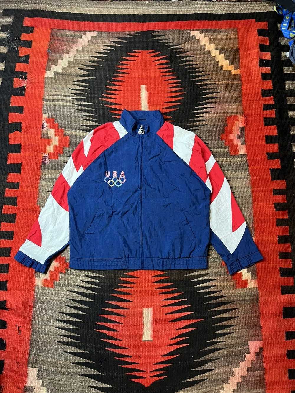 Starter × Vintage Vintage Starter Olympic USA tea… - image 1