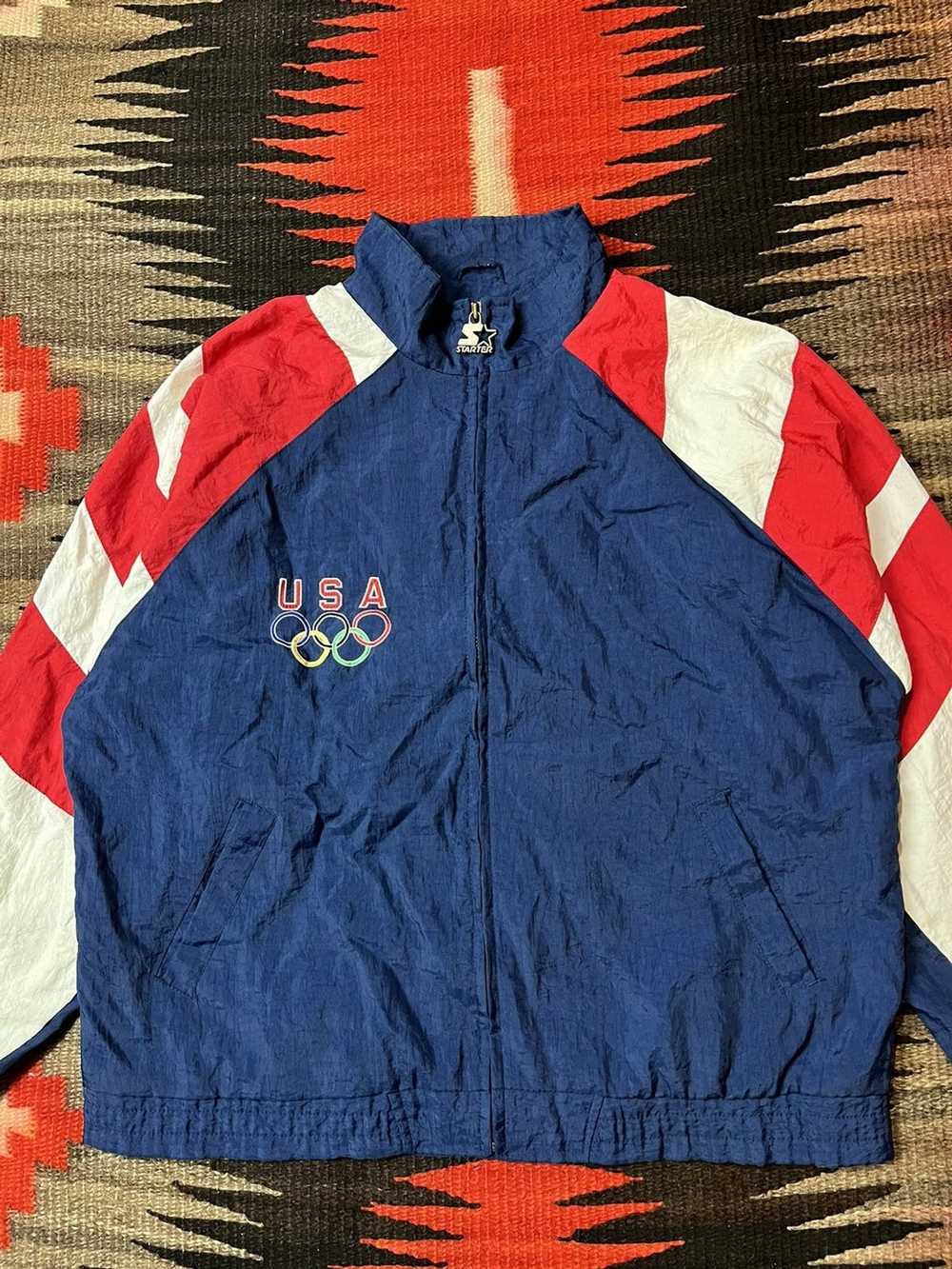 Starter × Vintage Vintage Starter Olympic USA tea… - image 2