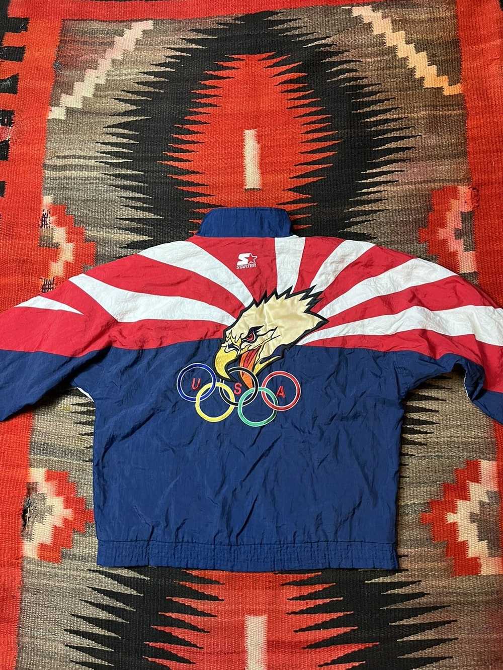 Starter × Vintage Vintage Starter Olympic USA tea… - image 5