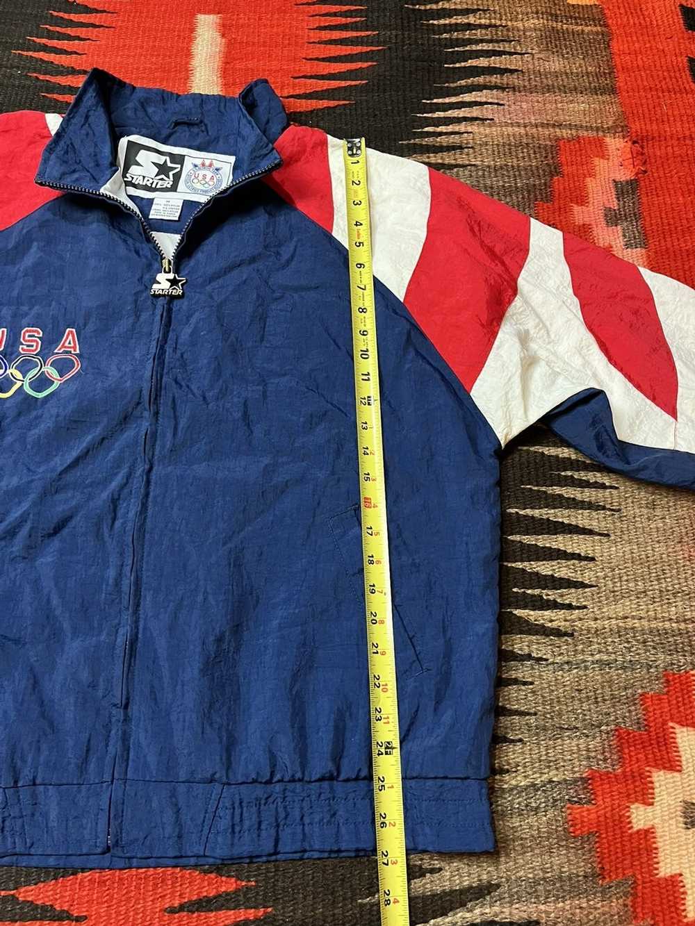 Starter × Vintage Vintage Starter Olympic USA tea… - image 8