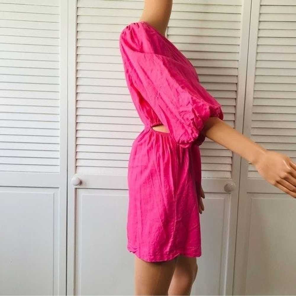 Unkwn 1. STATE Pink Balloon Sleeve Cut Out Romper… - image 4