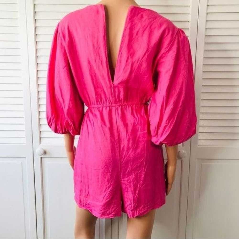 Unkwn 1. STATE Pink Balloon Sleeve Cut Out Romper… - image 5