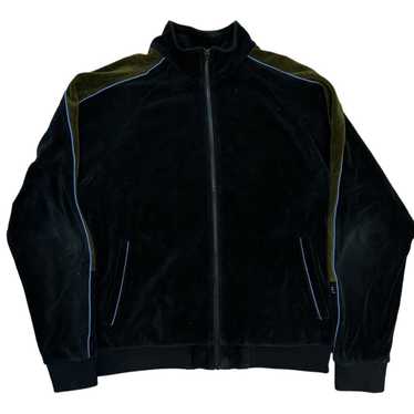 Supreme velour zip up hotsell jacket black