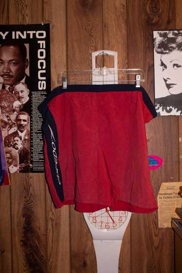 Speedo × Vintage 90's Speedo Shorts (Crimson)