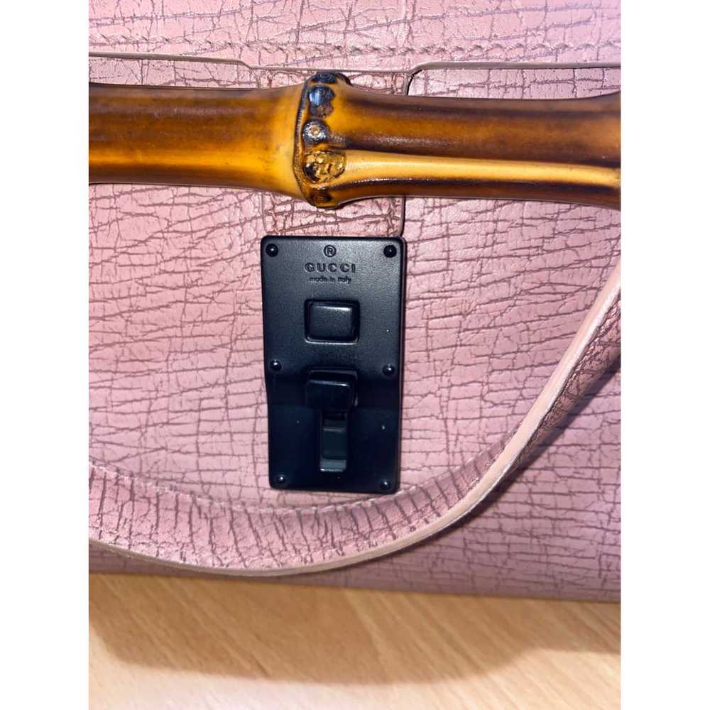 Gucci Bamboo Bullet leather handbag - image 2