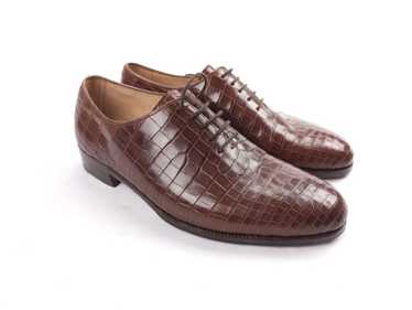 JOHN LOBB Paris Bespoke Black Calf Leather Balmoral Oxford Shoes UK 7. –  SARTORIALE