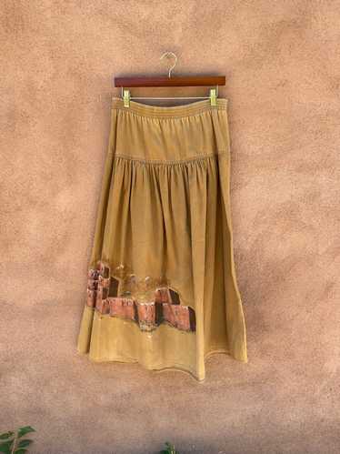 Hand Painted Pueblo Skirt