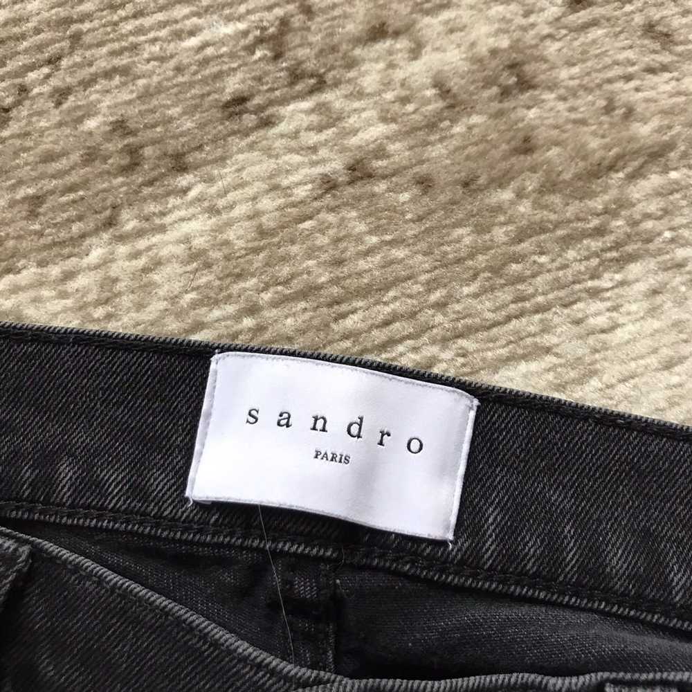 Designer × Sandro × Streetwear Sandro Paris Jeans… - image 6