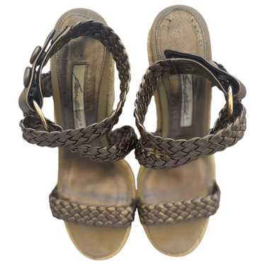 Brian Atwood Leather espadrilles - image 1