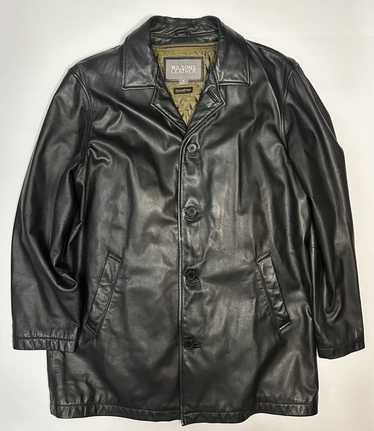 Wilsons leather cheap car coat