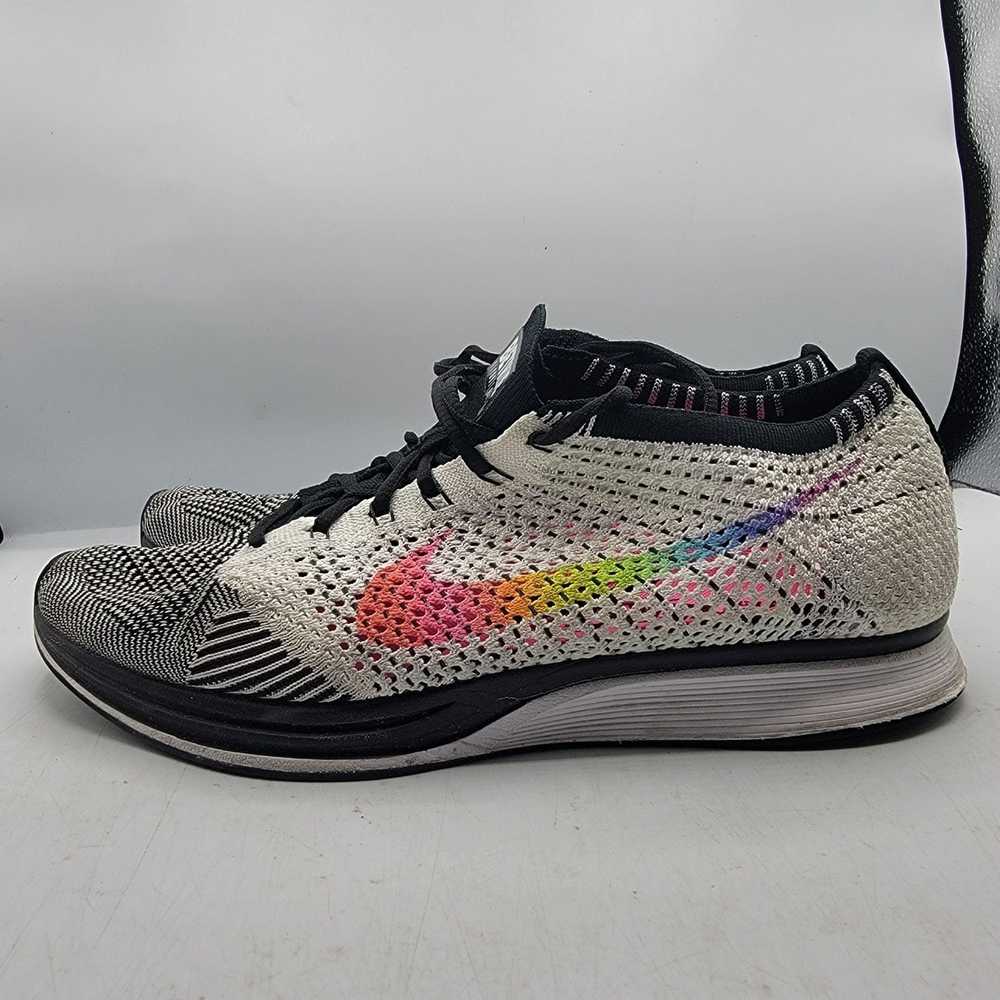 Nike Nike Flyknit Racer Be True Rainbow Mens Size… - image 5