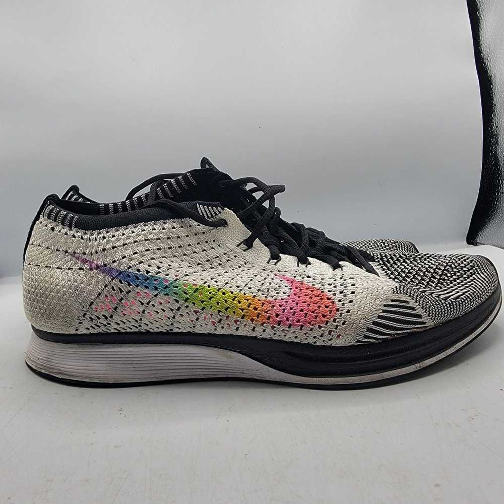 Nike Nike Flyknit Racer Be True Rainbow Mens Size… - image 7