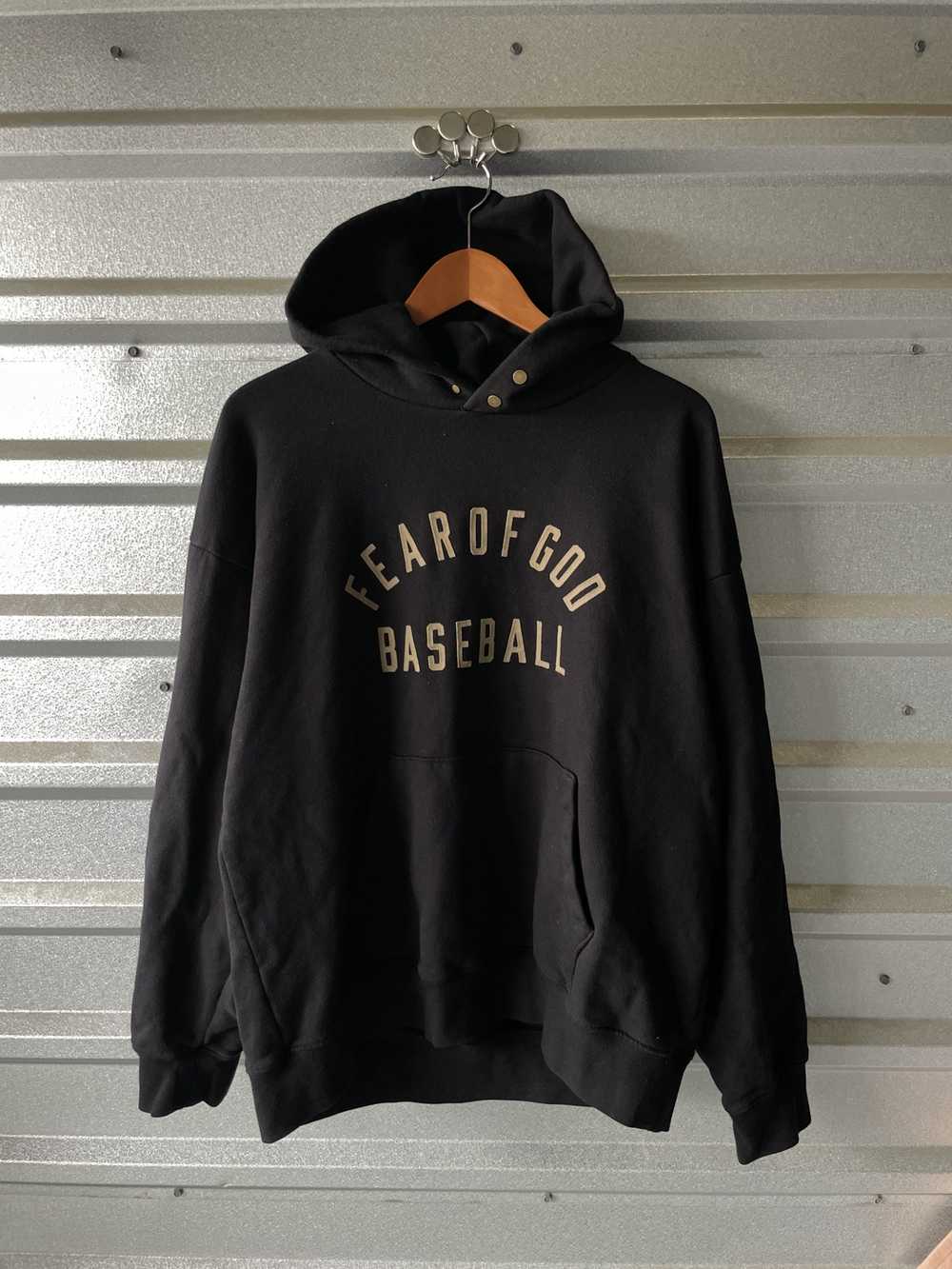 Fear of God FEAR OF GOD Black 'Baseball' Hoodie - image 1