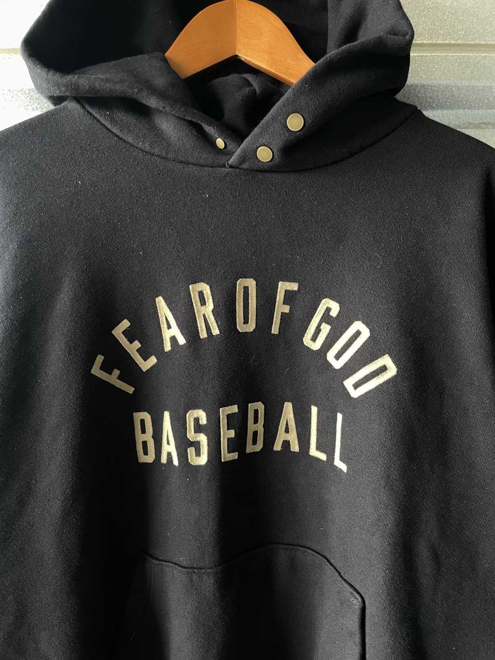 Fear of God FEAR OF GOD Black 'Baseball' Hoodie - image 4