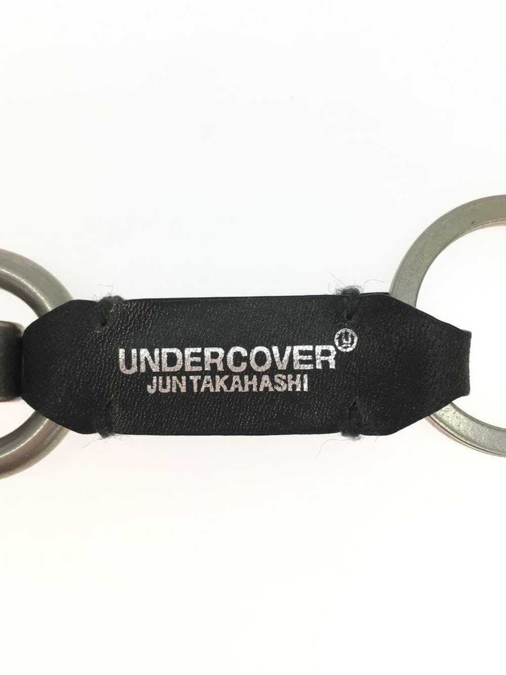 Undercover Logo Leather Carabiner Keychain - image 3
